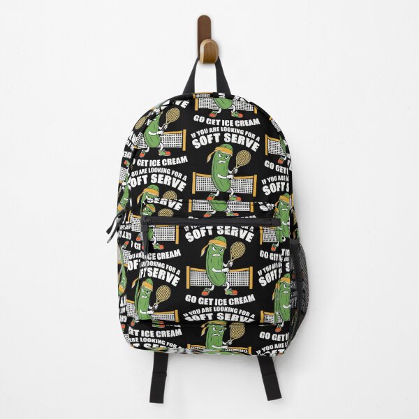 Item preview, Funny Pickleball Playing Pickle Tennis Soft Serve Ice Cream designed and sold by LeanneCarolina.