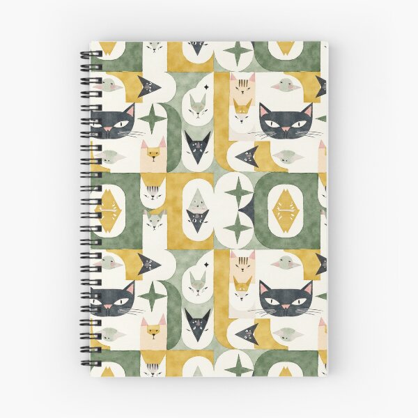 Item preview, Modern Abstract Cats in Retro Shapes designed and sold by TroyTheTerrific.