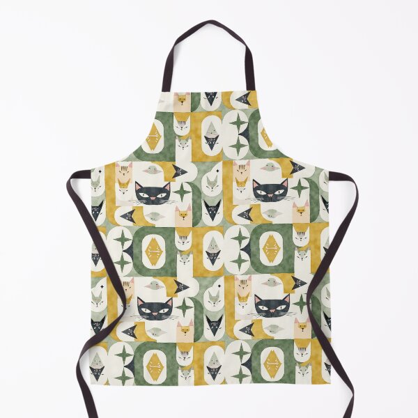Item preview, Modern Abstract Cats in Retro Shapes designed and sold by TroyTheTerrific.