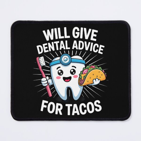 Item preview, Cute Tooth Offers Dental Advice For Tacos Dentist Humor designed and sold by AngelaSandra.
