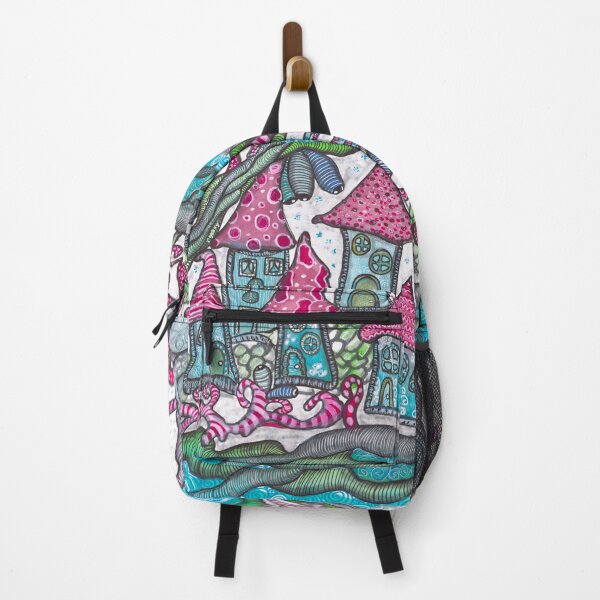 Item preview, Whimsical Winter Houses - Doodle Art designed and sold by ColorWander.