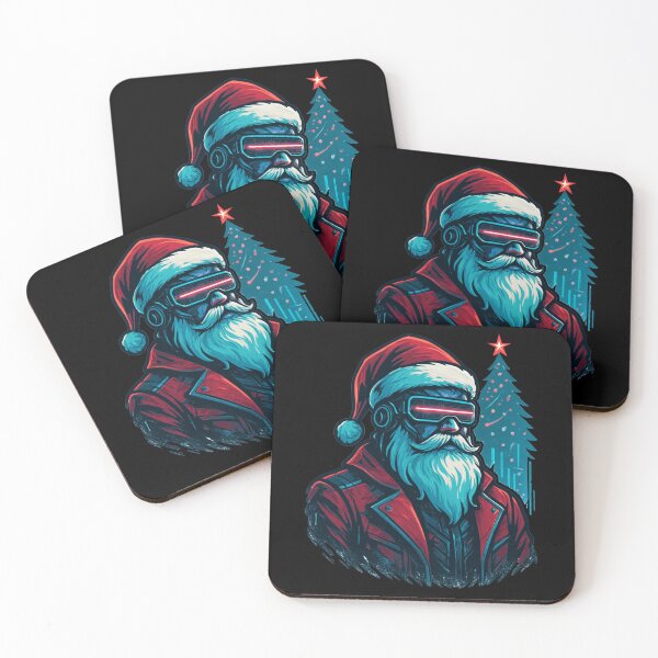 Item preview, Cyber Santa -  Funny Futuristic Gifts designed and sold by DavdPrt.