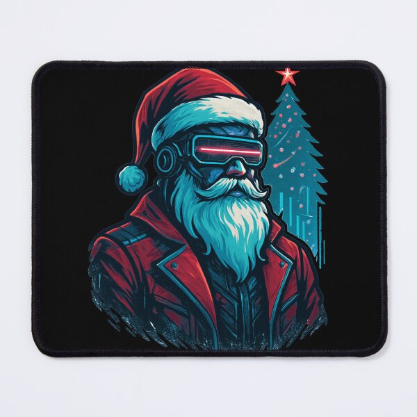 Item preview, Cyber Santa -  Funny Futuristic Gifts designed and sold by DavdPrt.