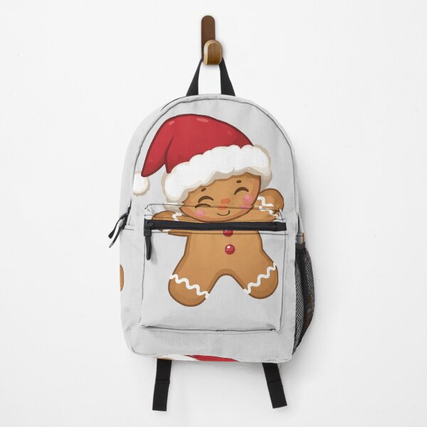 Item preview, Cute Gingerbread Man Christmas Illustration – Adorable Santa Hat Cookie Character designed and sold by PixelVibe782.