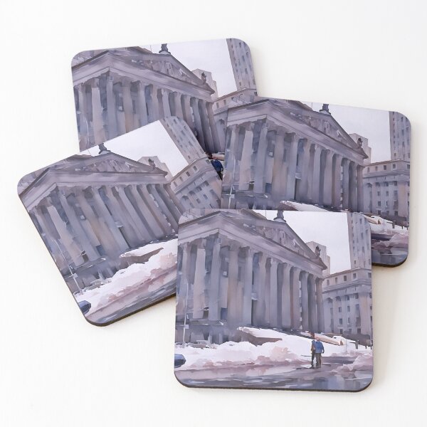Item preview, Courthouse at Christmas designed and sold by RCWatercolours.