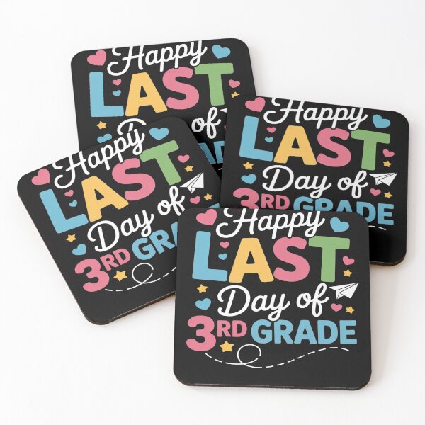 Item preview, Happy Last Day of 3rd Grade Kids Teacher Student Graduation designed and sold by AvagondaMind.