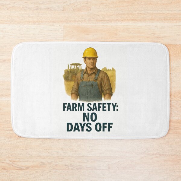 Item preview, No Days Off for Safety – Farm Safety Slogan Gift for Farmers designed and sold by Badegi Tradings.
