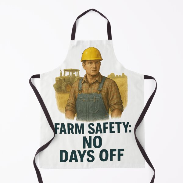 Item preview, No Days Off for Safety – Farm Safety Slogan Gift for Farmers designed and sold by Badegi Tradings.