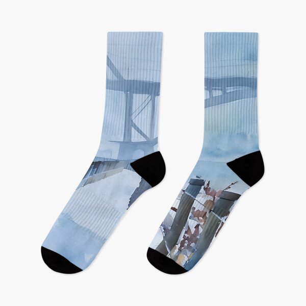 Item preview, Bridge in the Fog designed and sold by RCWatercolours.