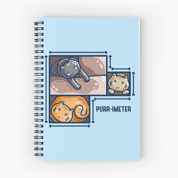 Item preview, Purr-imeter Maths Cat Pun designed and sold by Flaming Imp.