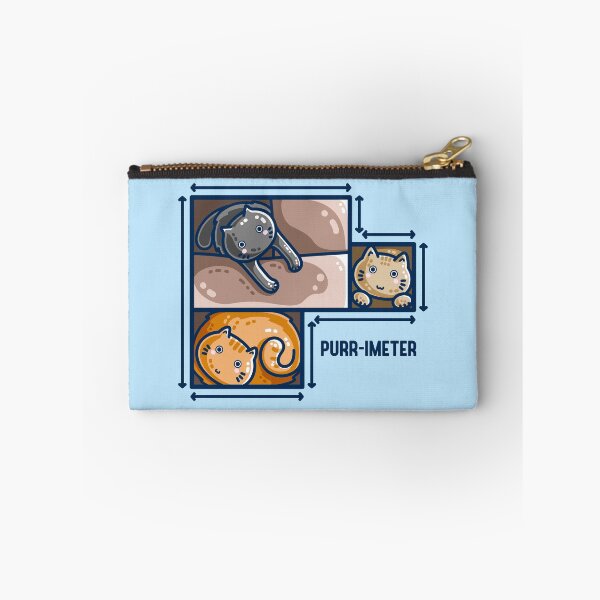 Item preview, Purr-imeter Maths Cat Pun designed and sold by Flaming Imp.