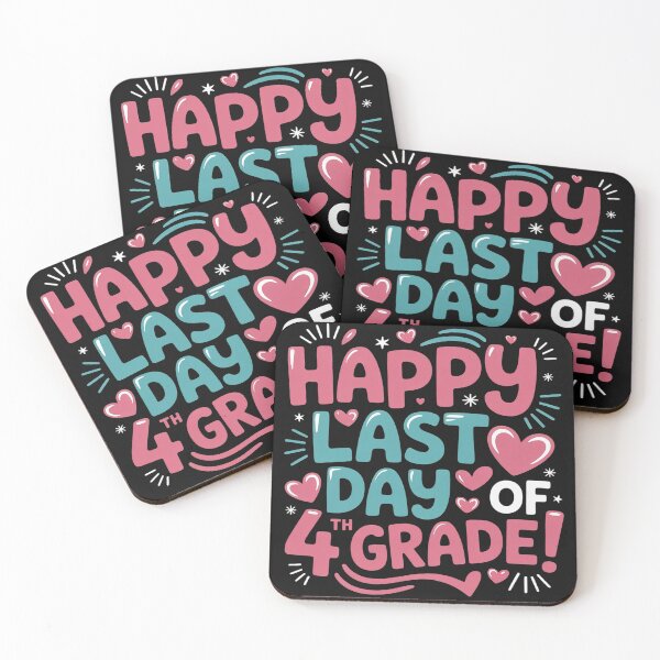 Item preview, Happy Last Day of Fourth Grade Teacher Student Graduation designed and sold by AvagondaMind.