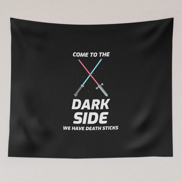 Item preview, COME TO THE DARK SIDE We Have Death Sticks Lightsabers designed and sold by JusTiceT-shirts.