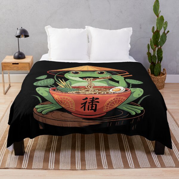 Item preview, Frog Eating Ramen Kawaii Neko Japanese Noodles Anime Lovers designed and sold by JosephineSarah.