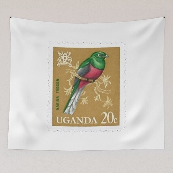 Item preview, Ugandan Uganda Narina Trogon Postage Stamp designed and sold by red-amber65.