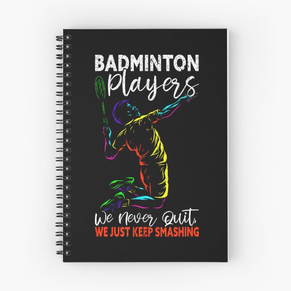 Item preview, Players Never Quit We Just Keep Smashing Funny Badminton designed and sold by JoannMinndy.