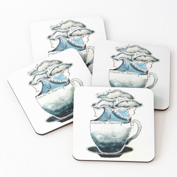 Item preview, Storm inside a teacup (Taylor Swift Opalite) designed and sold by AmyStorybook.