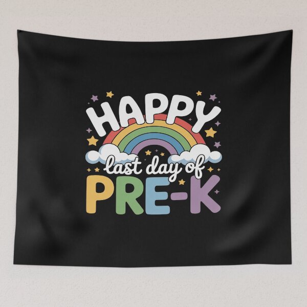 Item preview, Happy Last Day Of Pre-K Rainbow Teacher Student 4 designed and sold by AvagondaMind.