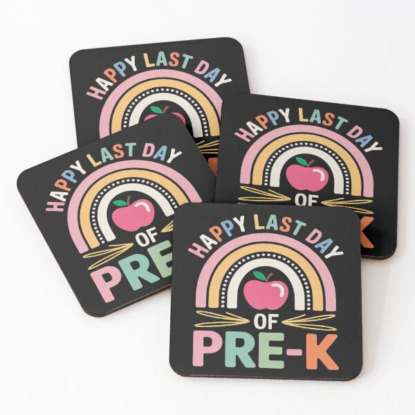 Item preview, Happy Last Day Of Pre-K Rainbow Teacher Student designed and sold by AvagondaMind.
