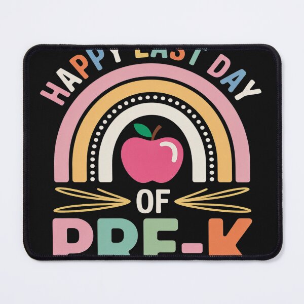 Item preview, Happy Last Day Of Pre-K Rainbow Teacher Student designed and sold by AvagondaMind.