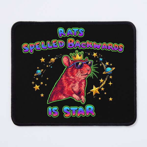 Item preview, Funny Pet Rat & Space Galaxy - Rats Spelled Backwards Is Star designed and sold by SlocifieShop.