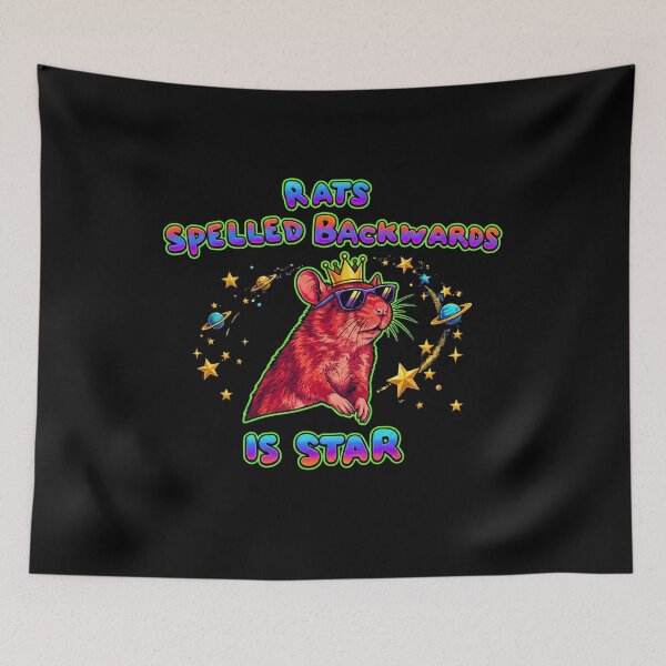 Item preview, Funny Pet Rat & Space Galaxy - Rats Spelled Backwards Is Star designed and sold by SlocifieShop.
