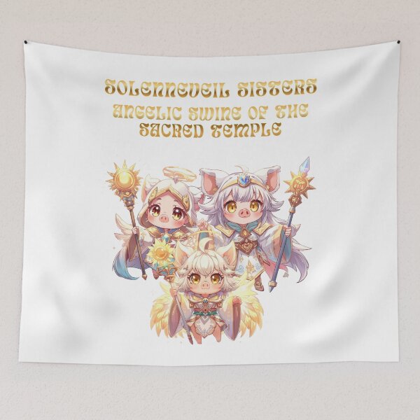 Item preview, Solenneveil Sisters — Angelic Swine of the Sacred Temple designed and sold by Monzora.