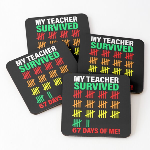 Item preview, My Teacher Survived 67 Days Of Me School Funny designed and sold by AngelaSandra.