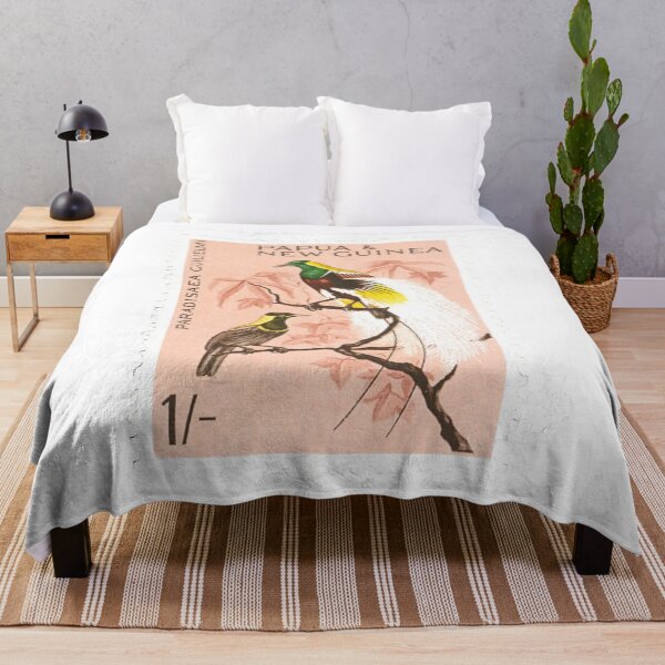 Item preview, Papua and New Guinea Emperor Bird Of Paradise Postage Stamp designed and sold by red-amber65.