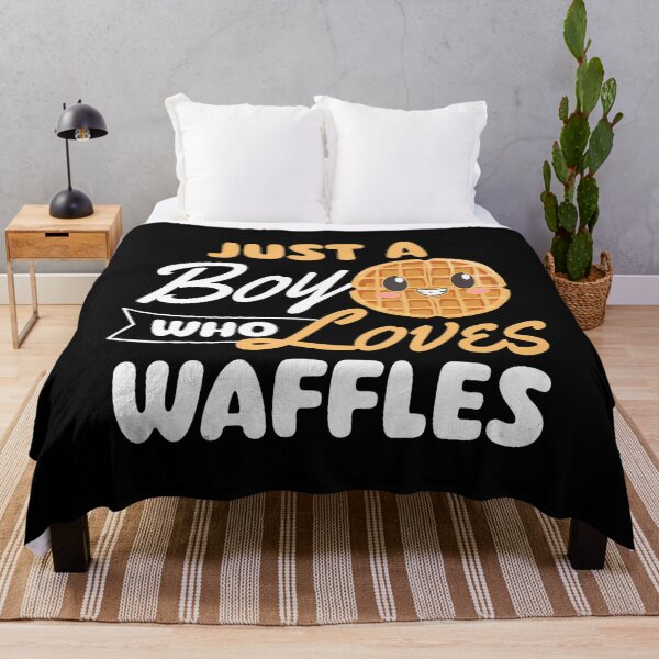 Item preview, Just A Boy Who Loves Waffles - Waffle Lover Breakfast designed and sold by DanaKathe.