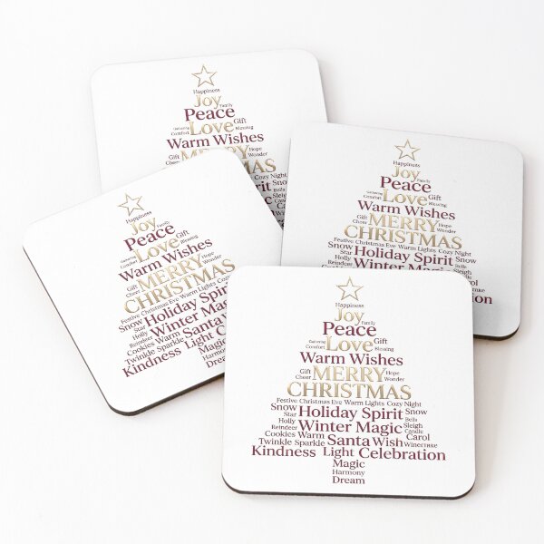 Item preview, Merry Christmas Word Cloud Tree – Holiday Typography Art designed and sold by SoulenCify.