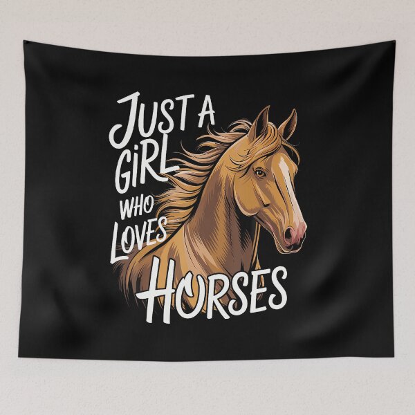 Item preview, Horse Just A Girl Who Loves Horses designed and sold by JoannMinndy.