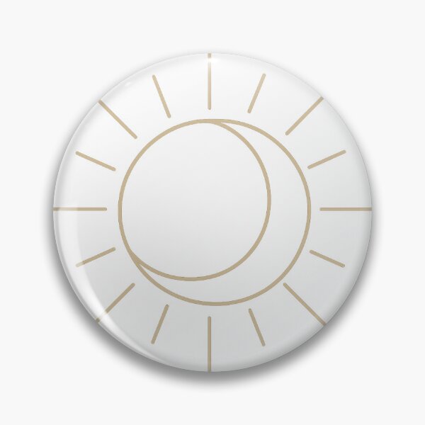 Aperçu de l'œuvre Symbole minimaliste du soleil et de la lune créée et vendue par Eloro.