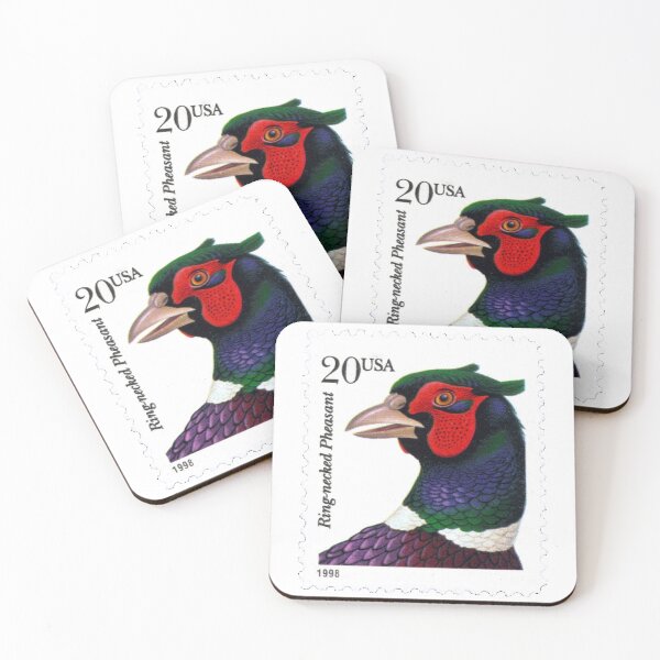 Item preview, American USA Ring Necked Pheasant Postage Stamp designed and sold by red-amber65.