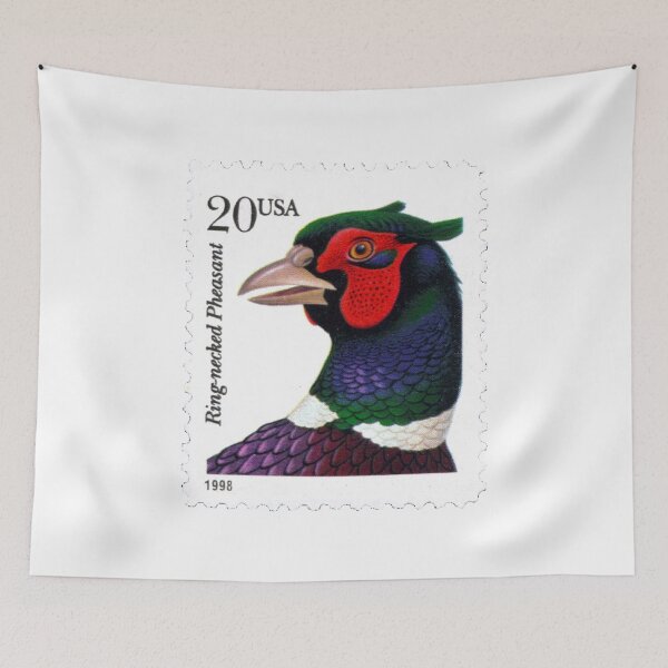 Item preview, American USA Ring Necked Pheasant Postage Stamp designed and sold by red-amber65.
