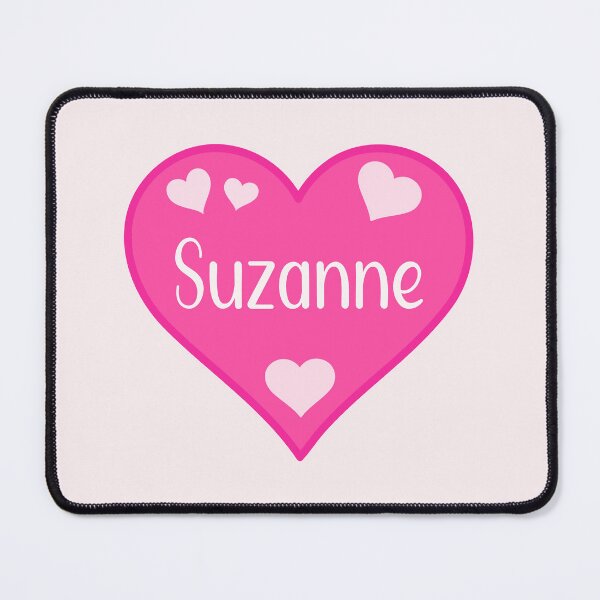 Item preview, Suzanne Name Pink Heart designed and sold by Jeallan Designs.