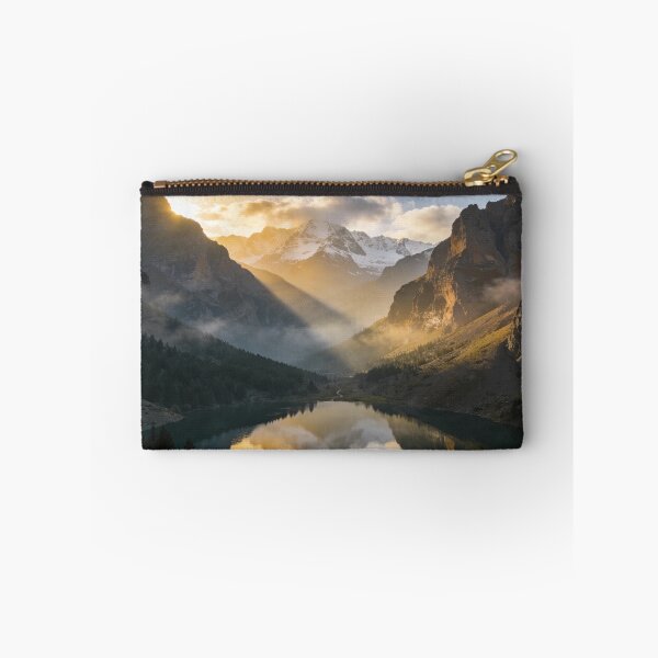 Item preview, Caucasus Mist Sunrise – Golden Mountain Horizon designed and sold by Alex CrazyDesigns.