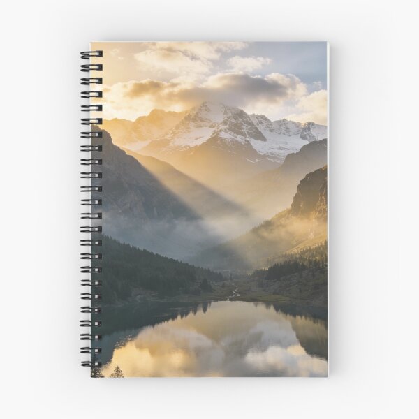 Item preview, Caucasus Mist Sunrise – Golden Mountain Horizon designed and sold by Alex CrazyDesigns.