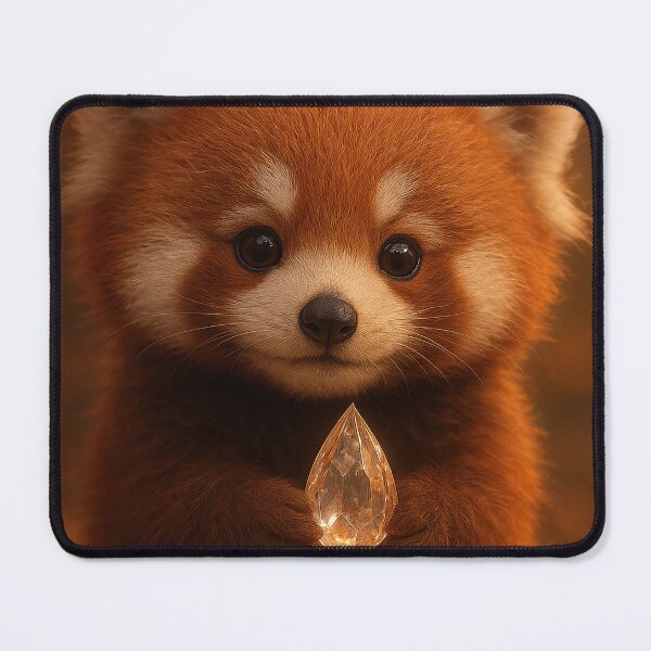 Item preview, or Fantasy & Animal Lovers | Cute Red Panda with Magic Crystal designed and sold by elgreko.