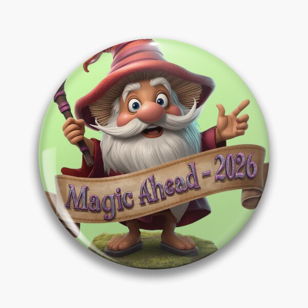 Item preview, Mushroom magician announcing ‘Magic Ahead – 2026 designed and sold by COYOTE.