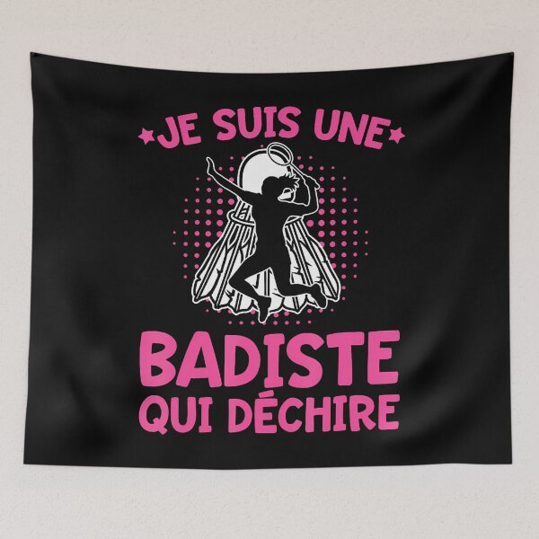 Item preview, Badiste Humor I Am A Tearing Badiste Badminton designed and sold by DanaKathe.