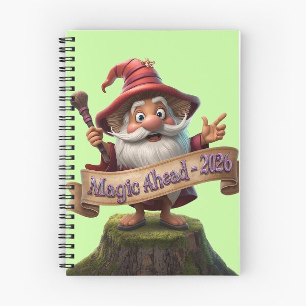 Item preview, Mushroom magician announcing ‘Magic Ahead – 2026 designed and sold by COYOTE.