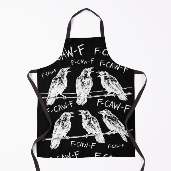 Item preview, F-CAW-F Funny Crow Pun - Rude Raven F-Off Swear Wordplay designed and sold by Imaginationbeyond.