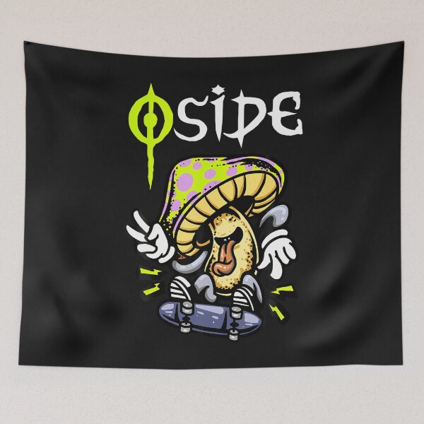 Item preview, Oside Mushroom Skater - Oceanside Ca - Edgy Urban Art designed and sold by ArleneJene.