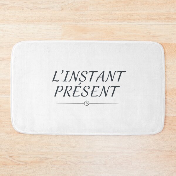 Aperçu de l'œuvre L'INSTANT PRÉSENT T-shirt | Pleine Conscience, Sérénité, Message Zen & Design Minimaliste créée et vendue par MINIMA.LIGN.