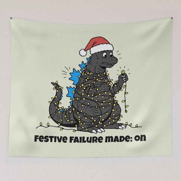 Item preview, Godzilla - Fracaso festivo Hecho: ON designed and sold by gittuska11.