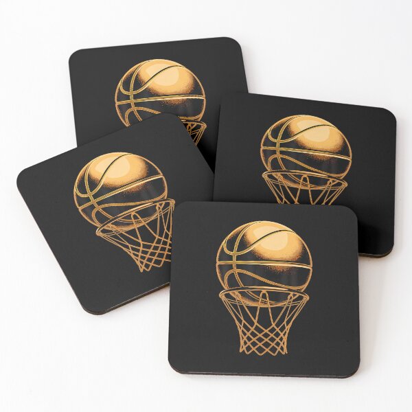 Item preview, Basketball Ball And Basket Player Slam Dunk Hoops designed and sold by DanaKathe.