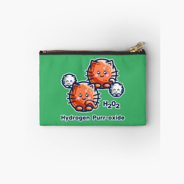 Item preview, Hydrogen Purr-oxide Cat Chemistry Pun designed and sold by Flaming Imp.