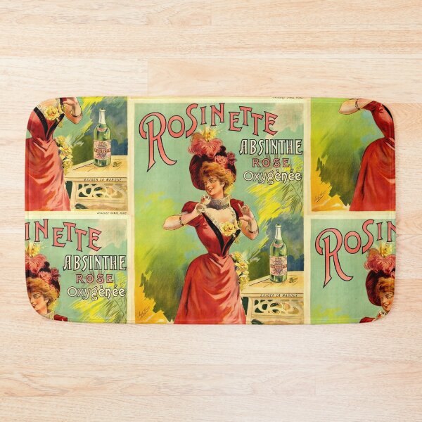 Item preview, Vintage Art Nouveau Poster | Rosinette Absinthe Rose Oxygénée | Elegant Belle Époque Style & Sophisticated Design designed and sold by artofuniverse.