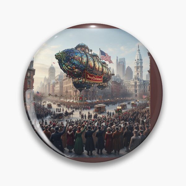 Item preview, Philadelphia Historic XMAS Scene 1900’s Airship designed and sold by AppliedAtelier.